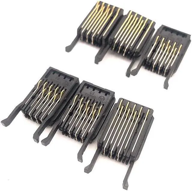 Alt view image 3 of 5 - 6Pcs Ink cartridge board contact fits Forepson-1430  EP-4004 1400 R260 R390 RX580 RX590 R270 1410 R265 R360 1500 R380 1390 R330