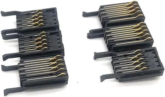 Alt view image 4 of 5 - 6Pcs Ink cartridge board contact fits Forepson-1430  EP-4004 1400 R260 R390 RX580 RX590 R270 1410 R265 R360 1500 R380 1390 R330
