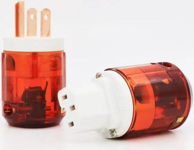 Main image of Hi-end P-046E US Power plug + C-046E IEC Connector for power cable(1 pair)