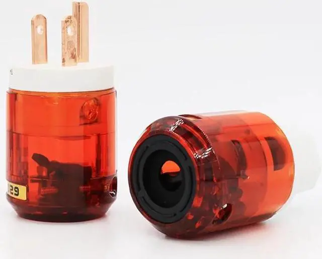 Alt view image 2 of 5 - Hi-end P-046E US Power plug + C-046E IEC Connector for power cable(1 pair)