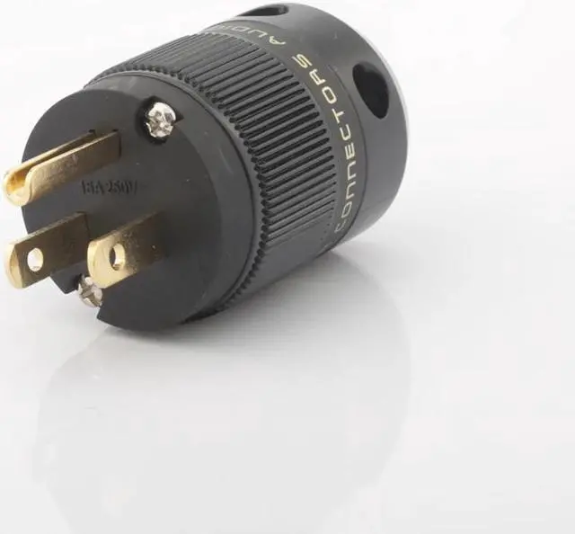 Alt view image 4 of 6 - 1pair Gold plated US Power connector US Power plug AC US power cable DIY plug