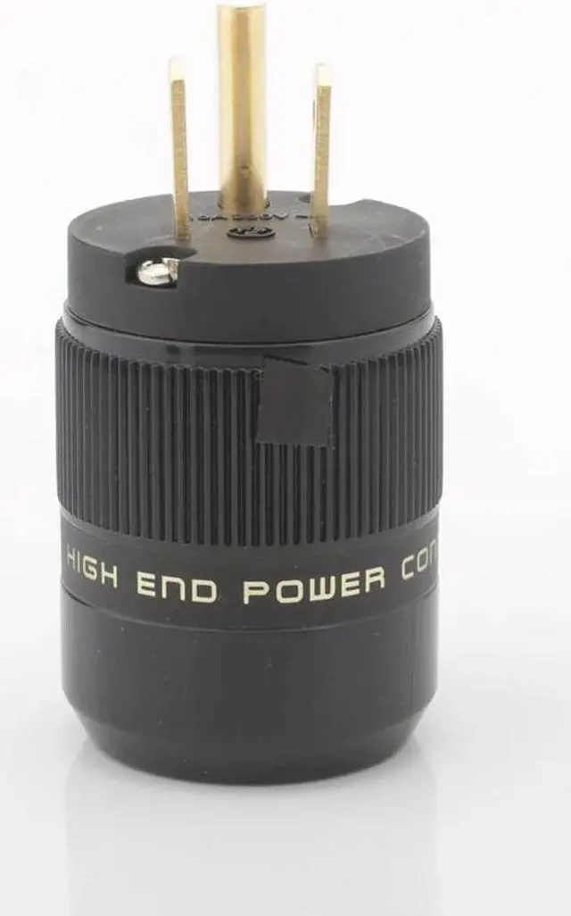 Alt view image 3 of 6 - 1pair Gold plated US Power connector US Power plug AC US power cable DIY plug