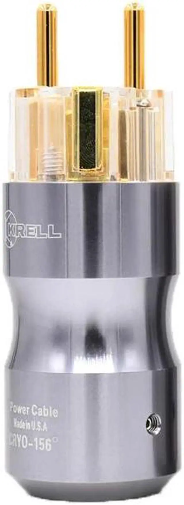 Main image of power EU version 24k gold plated power plug Audio power plug HIFI Power supply socket(Transparent male)