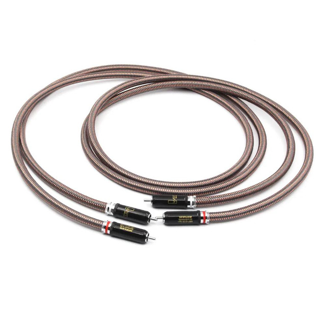 thumbnail image 2 of Audiocrast Pair 8AG Silver Plated XLR Cables – OCC 16 Strand, Interconnect, 0.5m To 5m Available 2 of 4