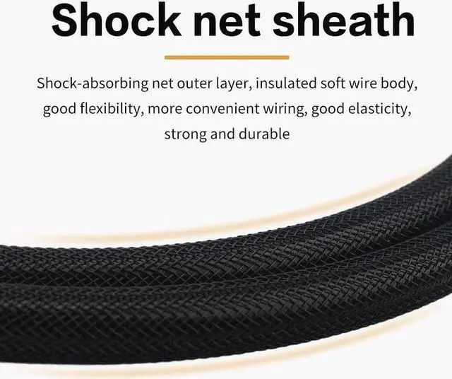 Alt view image 5 of 6 - Pure Silver BNC Digital Coaxial Cable HD Video Cable DI Radio Frequency SMA HiFi Audio Cables Length: (1m)