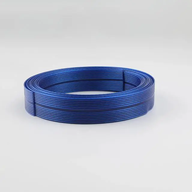 Main image of F1409B Silver Plated HiFi Audio Speaker Cable Flat High end speaker cable Audiophile Length: (1m)
