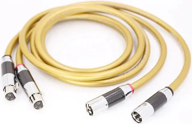 Main image of HI-End A70 HIFI XLR Cable Pure OCC HIFI Dual XLR Male to Female Interconnect Cable Length: (0.5m)