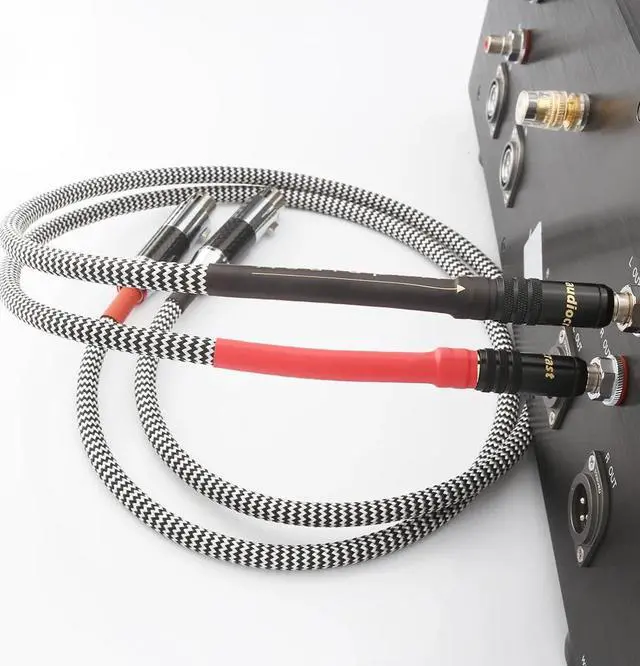 Alt view image 5 of 6 - Audiophile Audio Cable 2 RCA Male to 2 XLR HIFI Plug 3 Pin Male Length: 2m