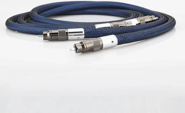 Alt view image 6 of 6 - OFC RCA Interconnect Cable Stereo Hi-Fi Audio Analogue Lead HIGH END PHONO RCA CABLE RCA TO RCA AUDIO Cable Length: 1.5m