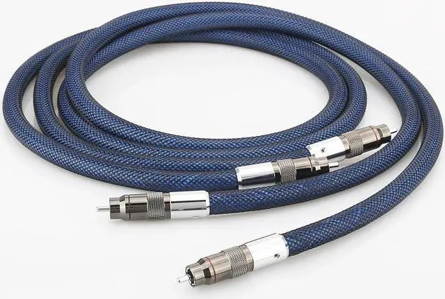 Alt view image 5 of 6 - OFC RCA Interconnect Cable Stereo Hi-Fi Audio Analogue Lead HIGH END PHONO RCA CABLE RCA TO RCA AUDIO Cable Length: 1.5m