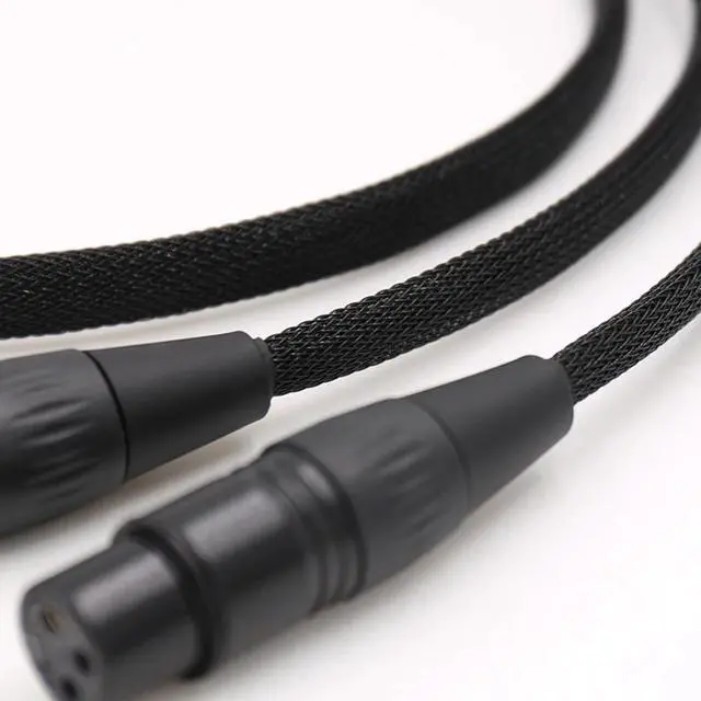 Alt view image 3 of 5 - OCC Silver plated Y spliter Cable 1 XLR Female to 2 XLR Female Audio Cable Length:2m