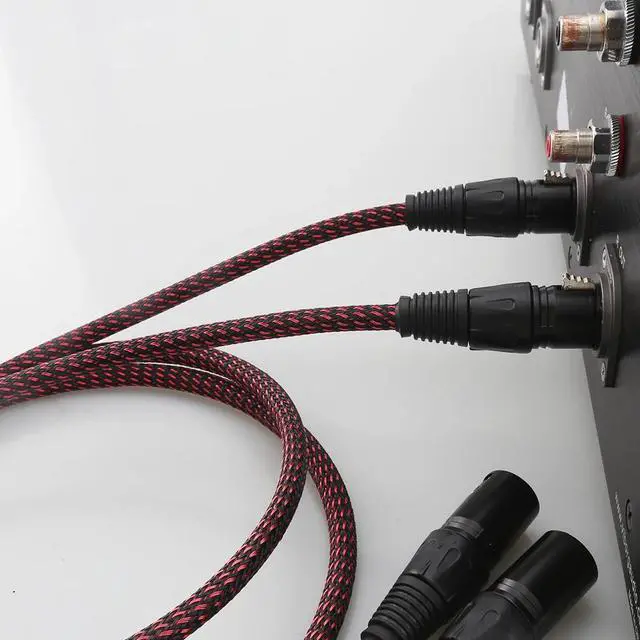 Alt view image 5 of 6 - Hi End Audio Cable HIFI XLR Balanced Audio Cables With Copper Tin Sleeves XLR Plug Cable Length:2m(XLR cable)