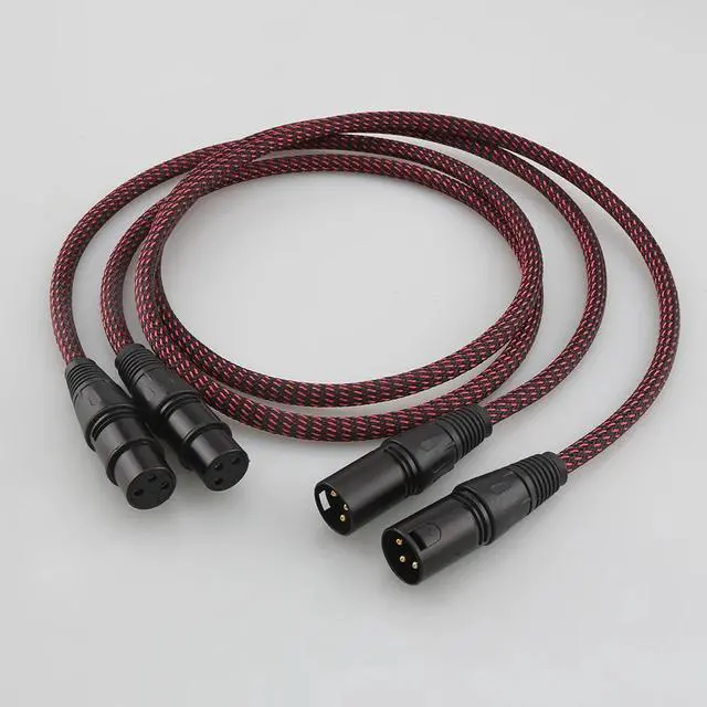 Main image of Hi End Audio Cable HIFI XLR Balanced Audio Cables With Copper Tin Sleeves XLR Plug Cable Length:2m(XLR cable)