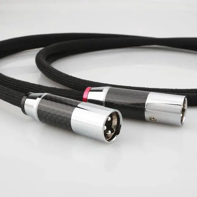 Alt view image 5 of 6 - HI-End A10 HIFI Silver Plating XLR Plug interconnect audio cable Length:(1m)