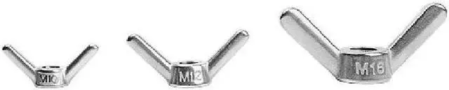 Alt view image 2 of 4 - Wing Nut 304 Stainless Steel  Hand Screw Nut Big Ear Butterfly Nuts Screw Nut(M24     1pcs)