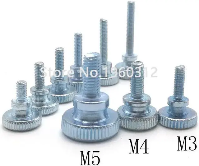 Main image of DIN464 GB834 Knurl High Step Head Hand Tighten Thumb Screw Curtain Wall Glass Lock Thumbscrew Adjust(16mm)(M5      5pcs)
