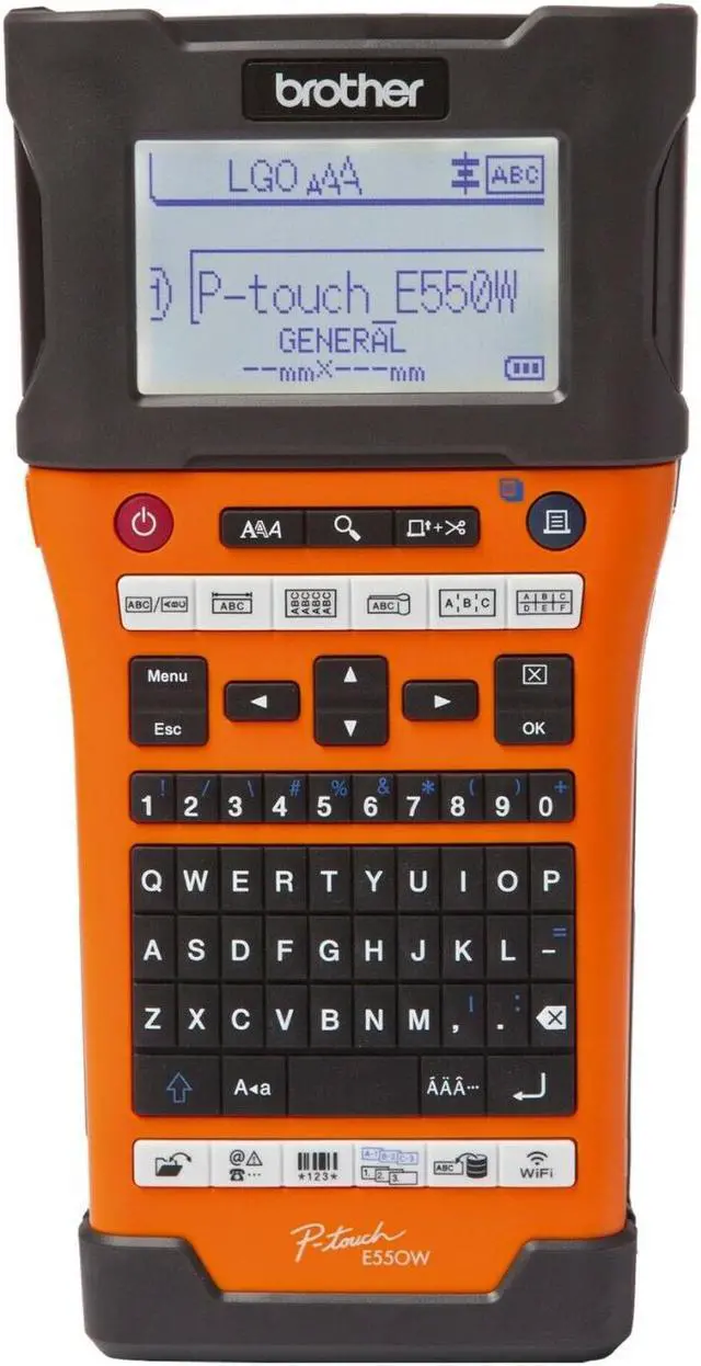 Alt view image 6 of 20 - Brother P-touch EDGE PT-E550W Electronic Label Maker