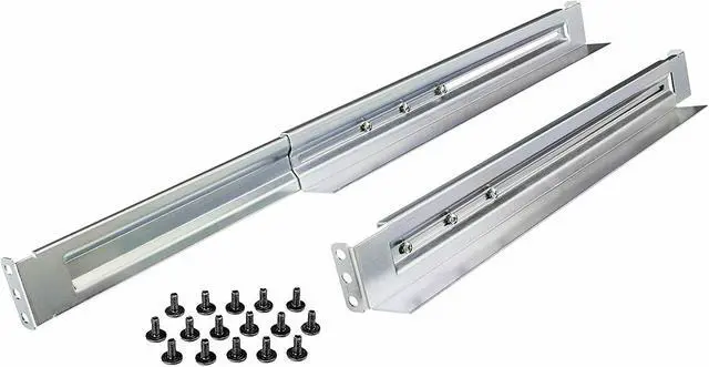 Alt view image 8 of 10 - CyberPower Systems USA 4POSTRAIL CyberPower Universal Rack Mount Adjustable Length Rail Kit for up to 231 LBS 1U & 2U - 231 lb Load Capacity