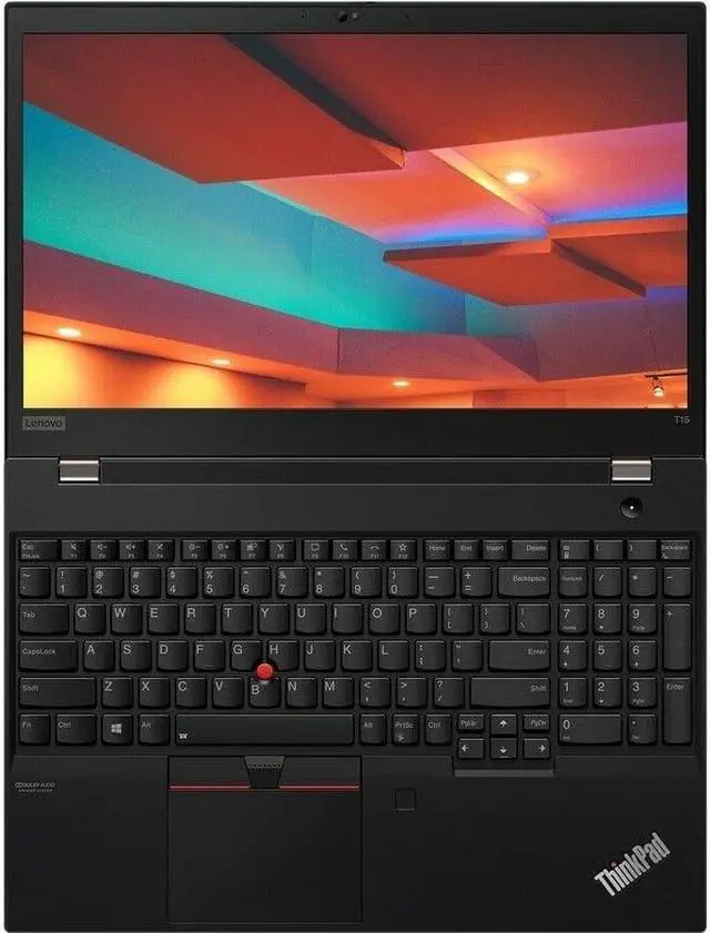 Alt view image 6 of 6 - Lenovo ThinkPad T15 Gen 1 20S6001VUS 15.6" Notebook FHD i7-10610U 4 Core 16GB RAM 512GB W10P Glossy Black