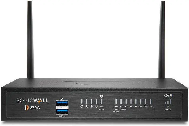 Main image of SonicWall TZ370W Wireless Firewall (Gen 7) w/ Total Secure (1-Year Essential Protection Service Suite) | 02-SSC-6824