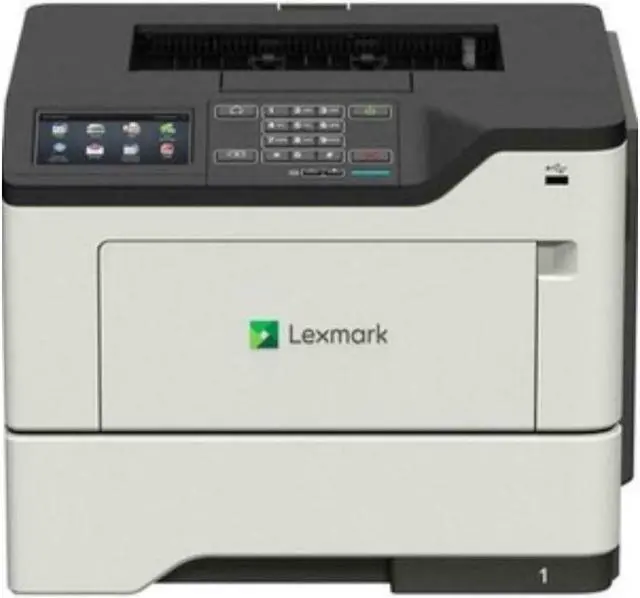 Alt view image 10 of 18 - Lexmark MS620 MS622de Laser Printer - Monochrome - 1200 x 1200 dpi Print - Plain Paper Print - Desktop - TAA Compliant