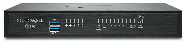 Main image of SonicWall TZ570 Firewall (Gen 7) w/ Secure Upgrade Plus (3-Year Advanced Protection Security Suite) and 1 Year CSE | 03-SSC-3018