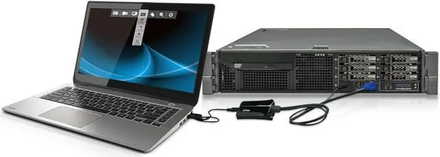 Alt view image 17 of 20 - Aten USB/VGA Video/Data Transfer Cable