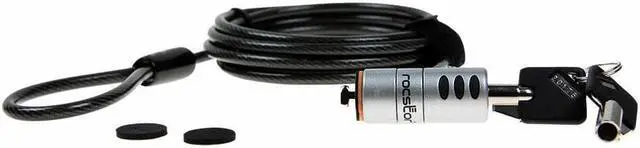 Alt view image 6 of 6 - Rocstor Rocbolt Portable Security Cable With Key Lock And (2) Keys