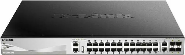 Alt view image 7 of 15 - D-Link DGS-3130-30PS Ethernet Switch