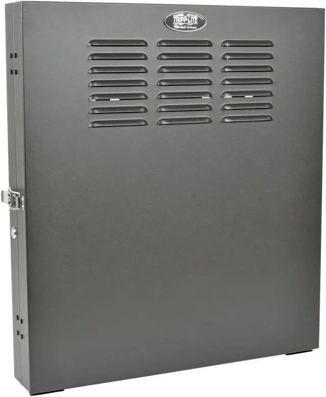 Alt view image 9 of 15 - Tripp Lite 2U Low-Profile Vertical-Mount Switch-Depth Wall-Mount Rack Enclosure Cabinet (SRWF2U)