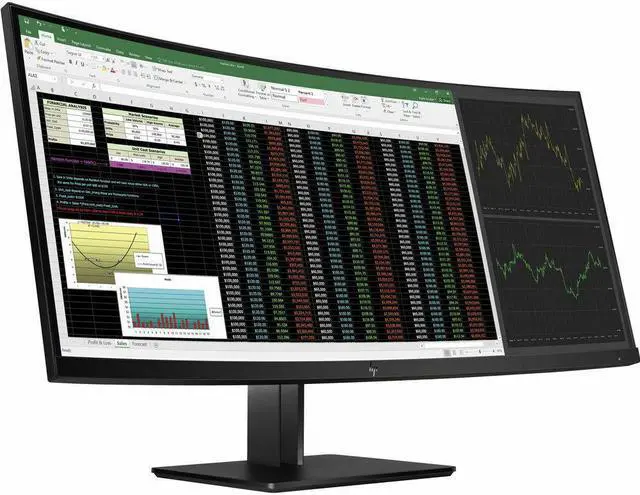 Alt view image 16 of 18 - HP Z38C 38" (Actual size 37.5") UWQHD+ 3840 x 1600 21:9 HDMI, DisplayPort, USB-C Curved IPS Monitor