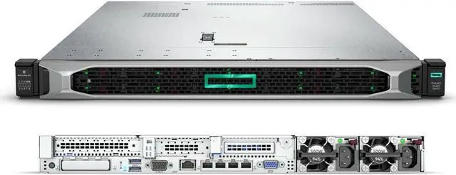 Alt view image 4 of 13 - Hpe Proliant Dl360 G10 1U Rack Server - 1 X Xeon Gold 6234 - 32 Gb Ram Hdd Ssd - Serial Ata/600 12Gb/S Sas Controller
