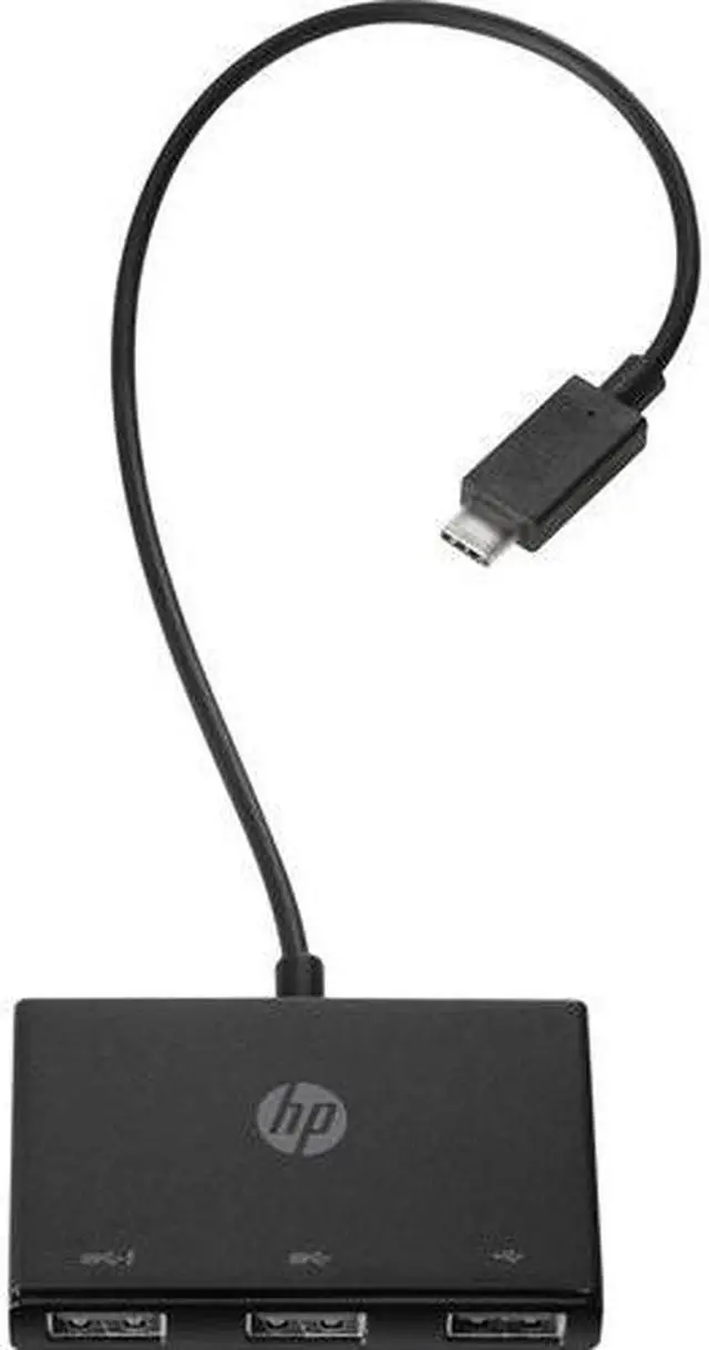 Alt view image 10 of 15 - HP USB-C to USB-A Hub Z6A00UT HPB-C toB-A Hub