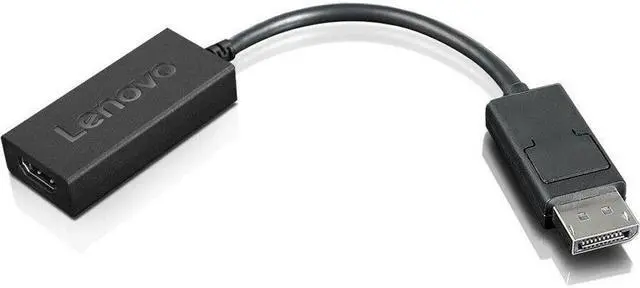 Alt view image 3 of 7 - Lenovo DisplayPort To HDMI 2.0b Adapter