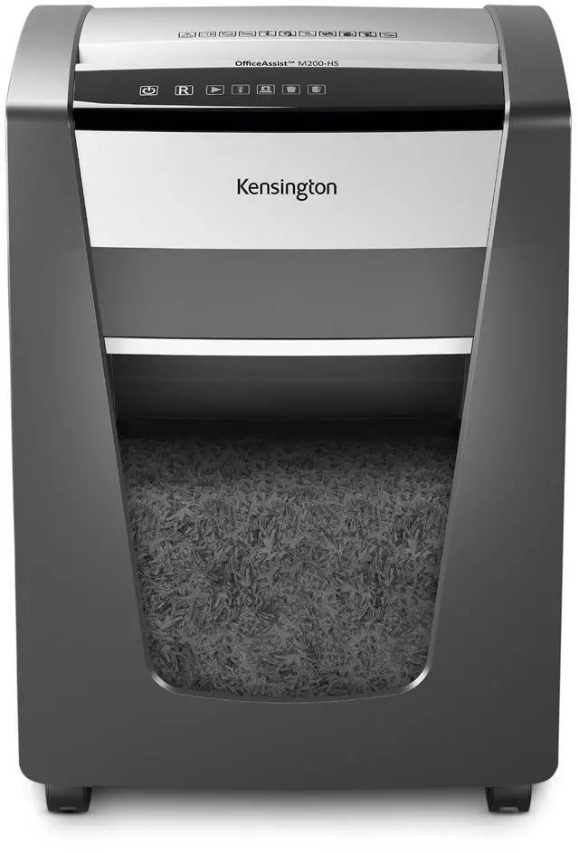 Alt view image 11 of 20 - Kensington - K52078AM - Kensington OfficeAssist Shredder M200-HS Anti-Jam Micro Cut - Continuous Shredder - Micro Cut -