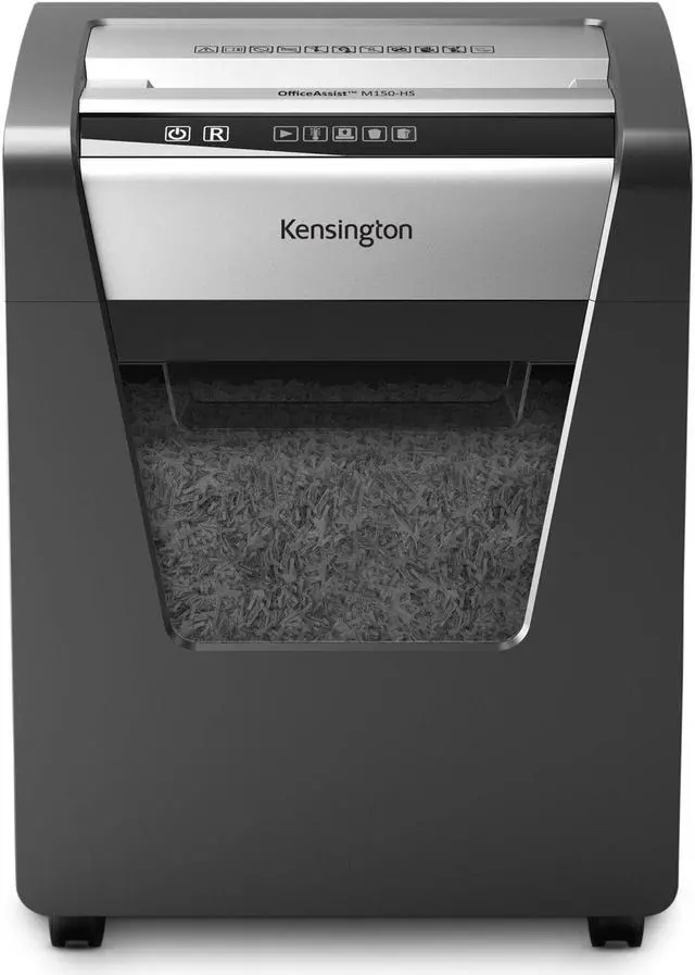 Alt view image 4 of 17 - Kensington - K52077AM - Kensington OfficeAssist Shredder M150-HS Anti-Jam Micro Cut - Continuous Shredder - Micro Cut -