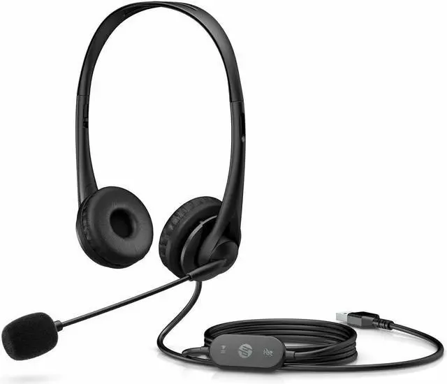 Alt view image 14 of 20 - HP Stereo USB Headset G2 428K6UT