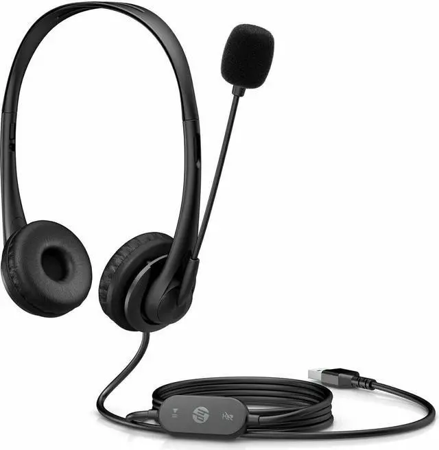 Alt view image 13 of 20 - HP Stereo USB Headset G2 428K6UT