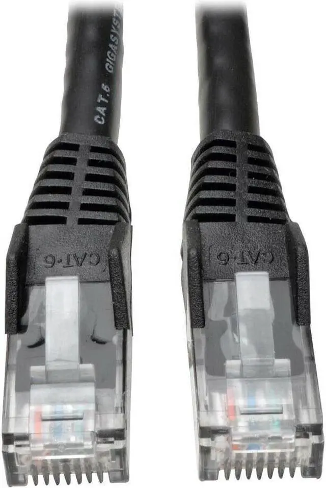 Alt view image 7 of 12 - TRIPP LITE CONNECTIVITY N201-001-BK50BP 1FT CAT6 PATCH CABLE M/M BLACK