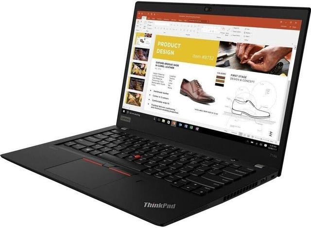 Alt view image 10 of 13 - Lenovo ThinkPad T14s 20T0 14" Laptop i5-10210U 8GB 256GB SSD W10P 20T00021US