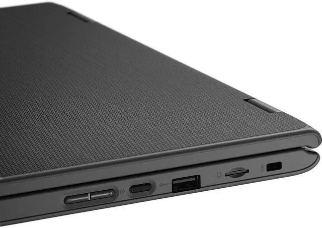 Alt view image 17 of 20 - Lenovo 300e Windows 2nd Gen 81M9007EUS 11.6" Touchscreen 2 in 1 Notebook - HD - 1366 x 768 - Intel Celeron N4120 Quad-core (4 Core) 1.10 GHz - 4 GB RAM - 128 GB SSD - Gray - Windows 10 Pro - Inte