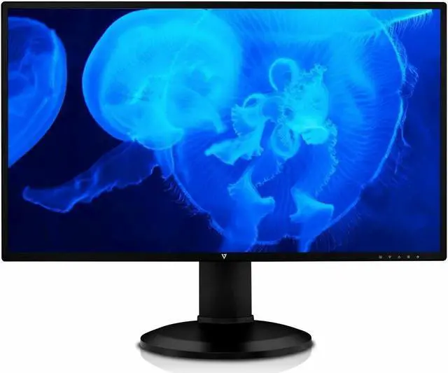 Alt view image 6 of 15 - V7 L27HAS2K-2N 27" QHD 2560x1440 LED LCD ADS Monitor with Built-In Speakers