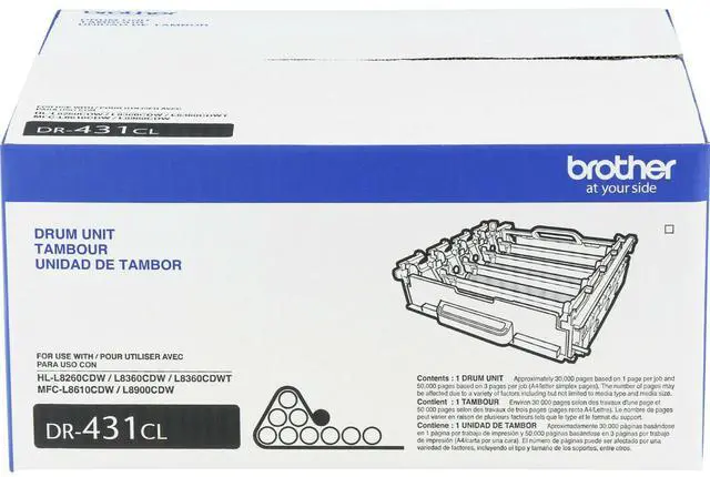 Alt view image 13 of 20 - Brother DR431CL 30000 Page-Yield Black