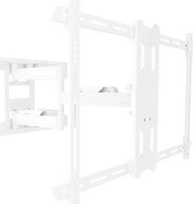 Alt view image 9 of 20 - Kanto PDX650 Articulating Full Motion TV Mount for 37" - 75" TV (White)