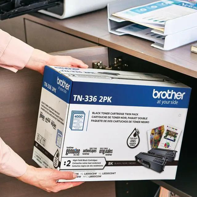 Alt view image 8 of 18 - Brother TN3362PK High-Yield Toner 4 000 Page-Yield Black 2/Pack