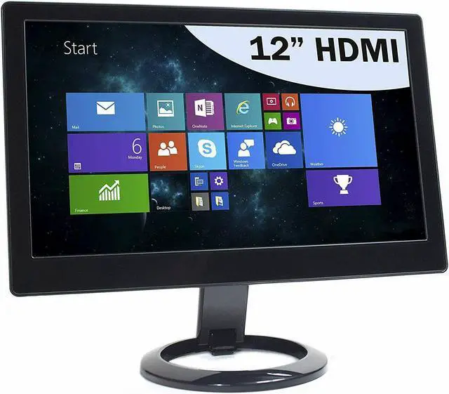 Alt view image 5 of 6 - DoubleSight Displays DS-12H 12" LCD HDMI Monitor - TAA Compliant - 1366 x 768 - WXGA - 250 Nit - Micro HDMI - Black - Portable No Video Card Required PC/MAC