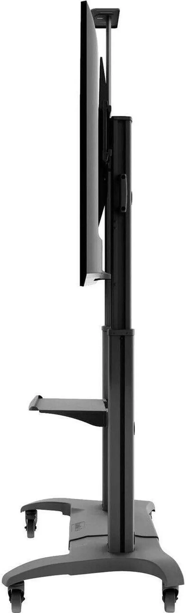 Alt view image 20 of 20 - Kanto MTMA100PL Height Adjustable Mobile TV Stand with Adjustable Shelf for 60-inch to 100-inch TVs