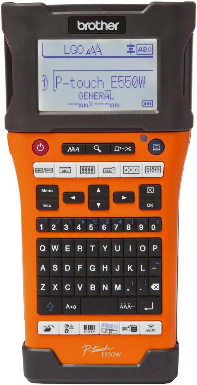 Alt view image 13 of 20 - Brother P-touch EDGE PT-E550W Electronic Label Maker