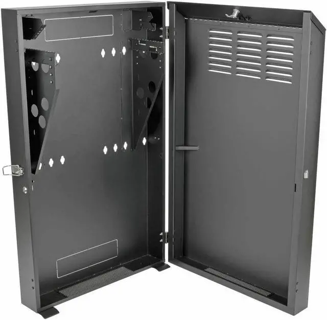Alt view image 8 of 10 - Tripp Lite SRWF4U36 4U Wall Mount Low Profile Rack Enclosure Cabinet 36" Deep