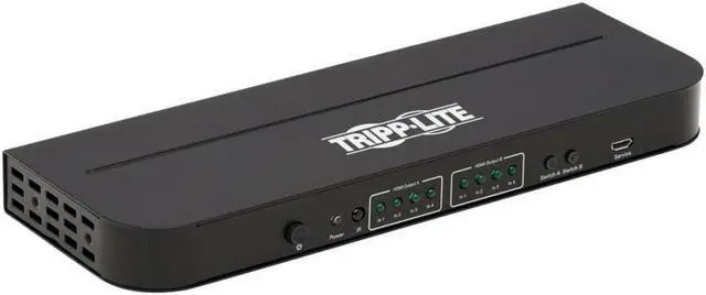 Alt view image 8 of 14 - Tripp Lite B118-2X4-4K-A 2x4 HDMI Matrix Switch/Splitter
